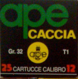 APE CACCIA T1 32g NERA