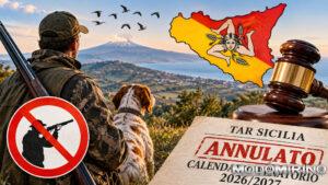Caccia bloccata in Sicilia, il TAR annulla il Calendario venatorio 2026/2027